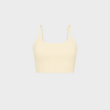 Comfort Soft-Rib Tank Bra - Butter