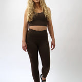 Signature Tank Bra, Chocolate
