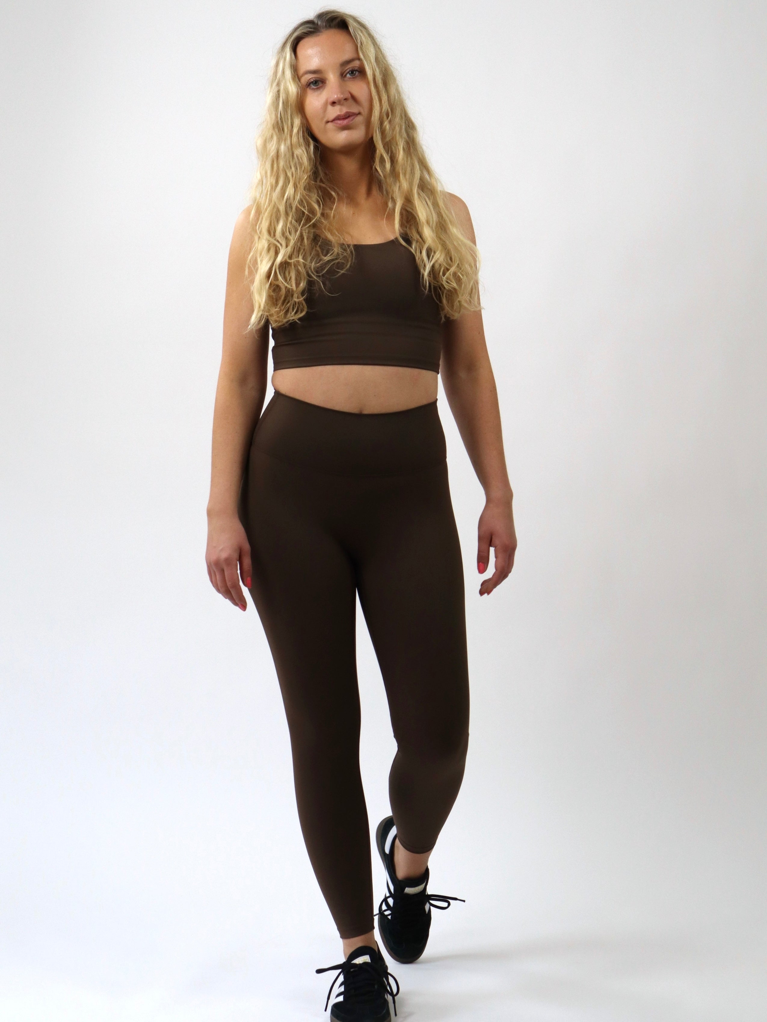 Signature Tank Bra, Chocolate