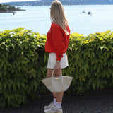 Heritage High-Rise Pleated Tennis Skirt - Ivory