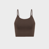 Signature Tank Bra, Chocolate