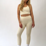 Comfort Soft-Rib Tank Bra, Butter front