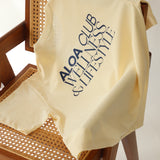 Oversized Club T-shirt - Lemon Sorbet & Blue